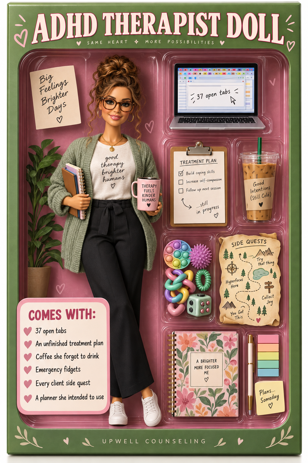 If Mental Health Professionals Came as Dolls, Which One Would You Be?
