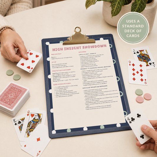High Insight Showdown Therapy Card Game