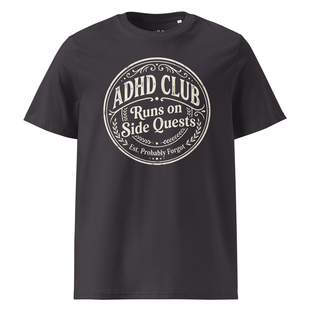 ADHD Club – Runs on Side Quests | Vintage Graphic Tee