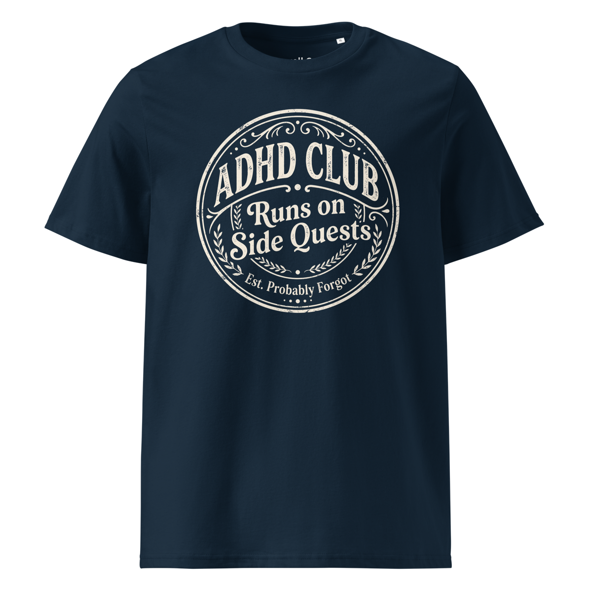 ADHD Club – Runs on Side Quests | Vintage Graphic Tee