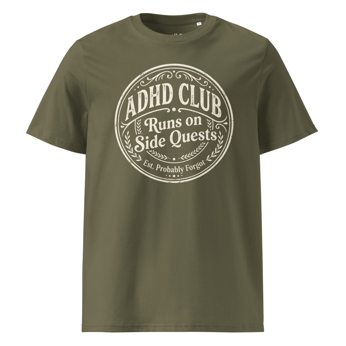 ADHD Club – Runs on Side Quests | Vintage Graphic Tee