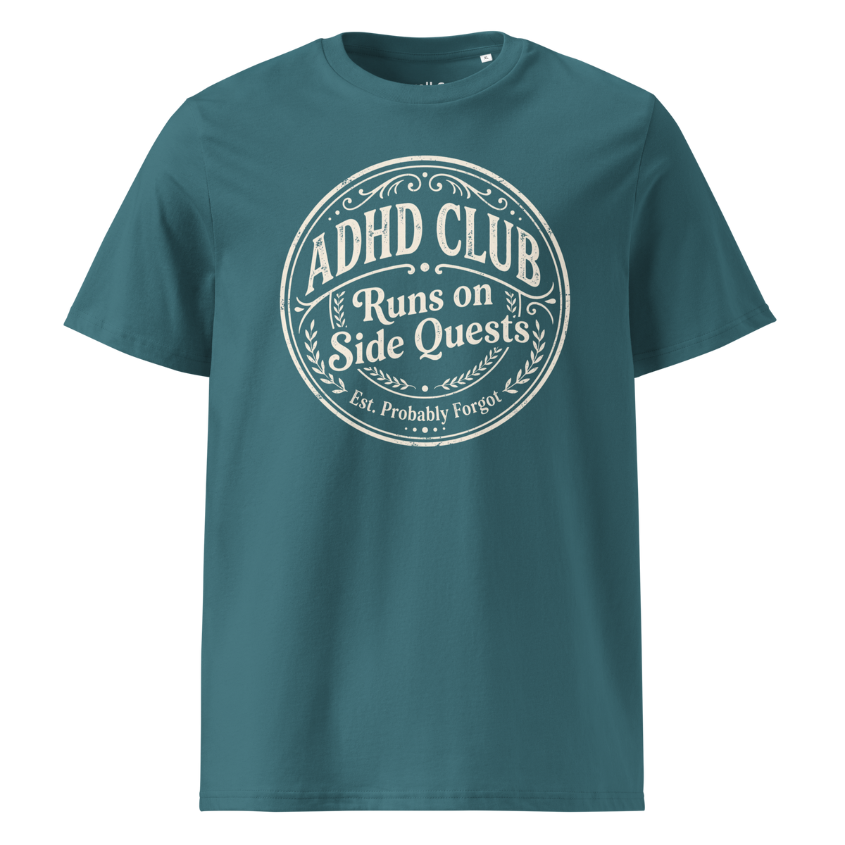 ADHD Club – Runs on Side Quests | Vintage Graphic Tee